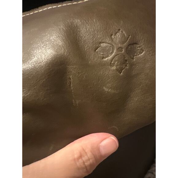 Patricia Nash Brown Leather Shoulder Bag Tote Studded Boho Satchel Purse - Picture 6 of 10